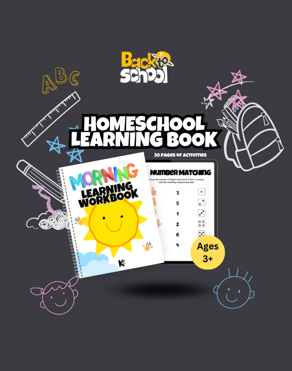 Morning Menu Learning Book for Kids | Fun Start to Homeschool Mornings