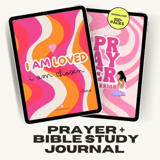 PRINTABLE I Am Chosen Women's Bible Study & Prayer Journal