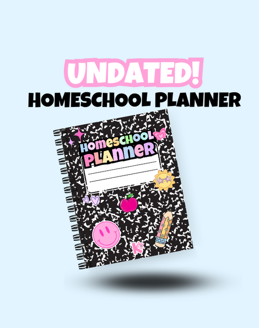 Undated Homeschool Planner
