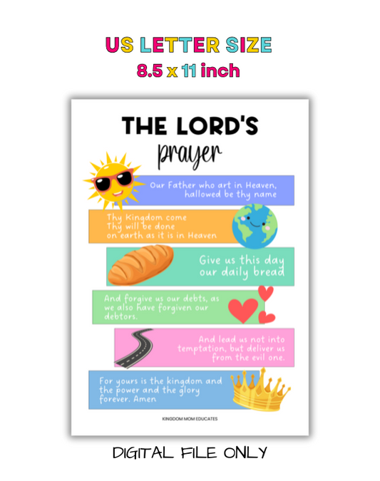 The Lord's Prayer Poster | Printable